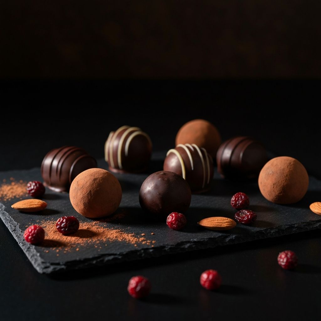 Artisan sugar-free sweets arrangement